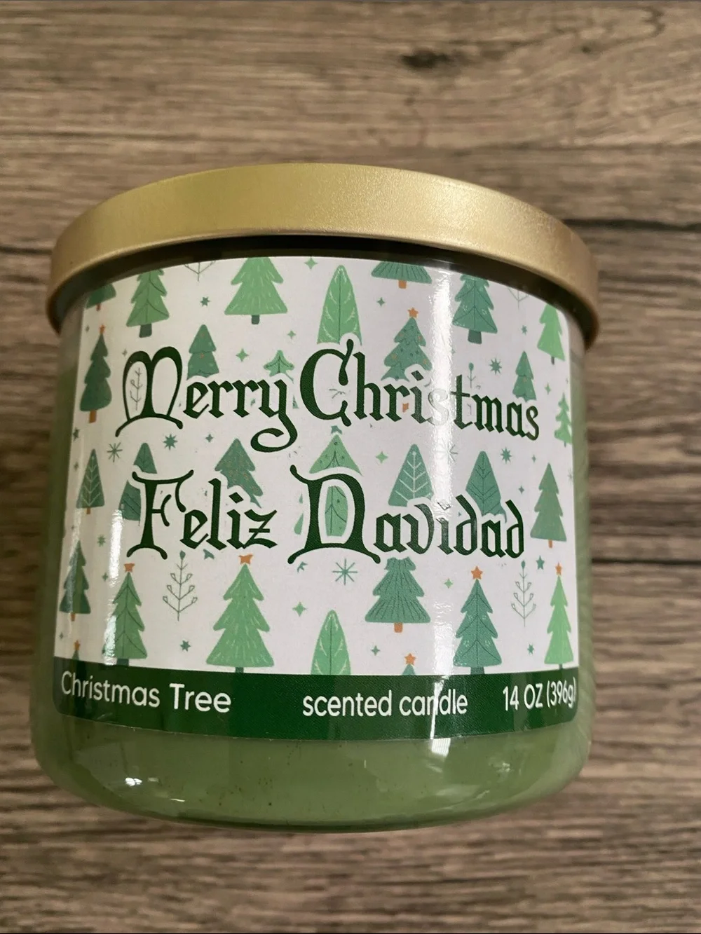 Christmas Tree Scented Candle 14 oz